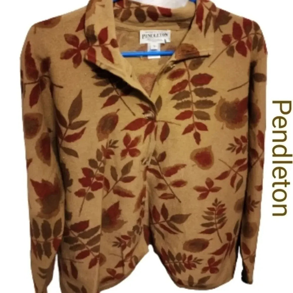 Pendleton Vintage Sweater Jacket 1‎ X - Picture 1 of 9